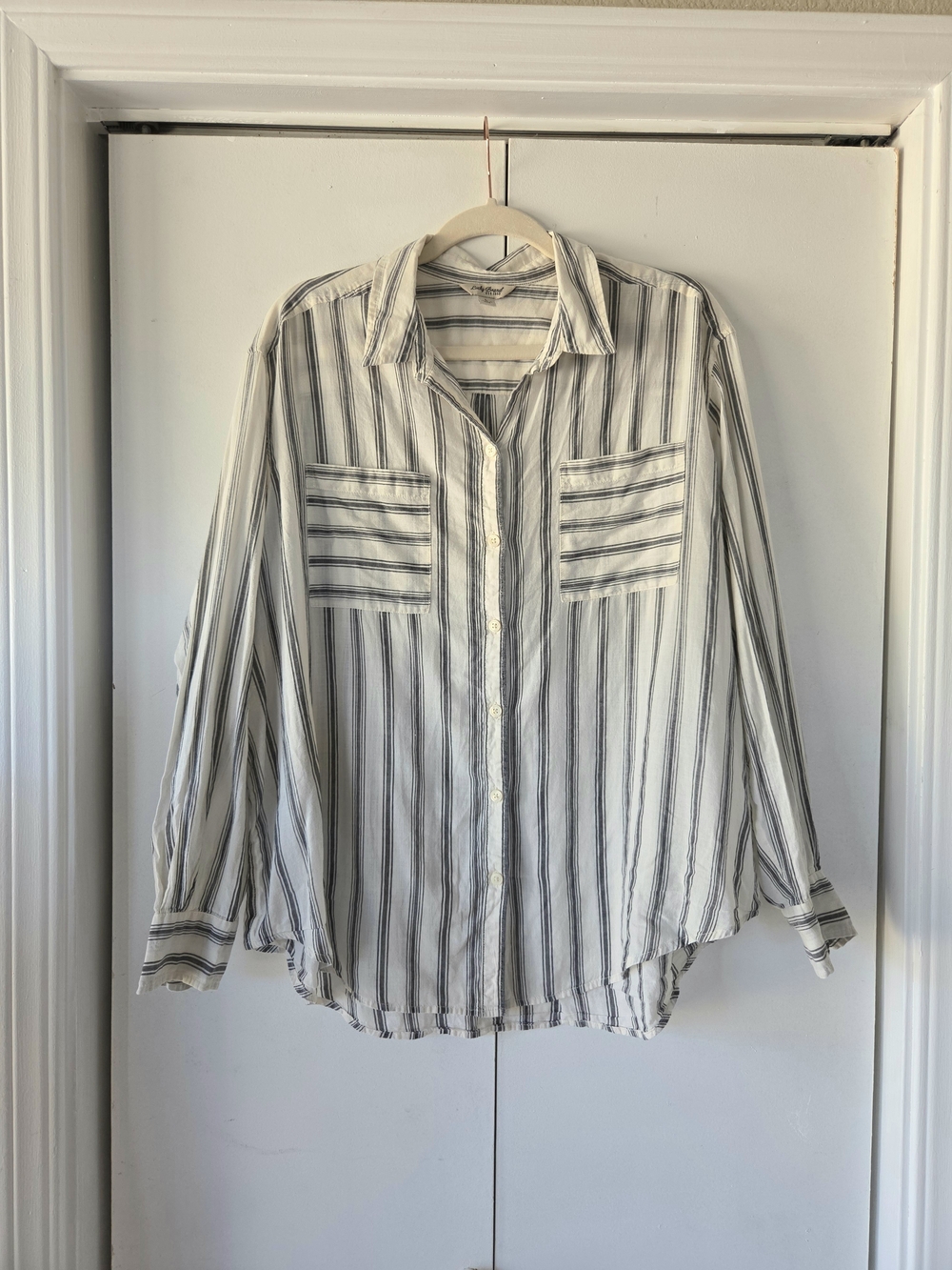 Lucky Brand Striped Button Up